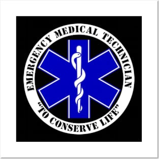 Emergency Medical Technician (EMT) Star of Life Posters and Art